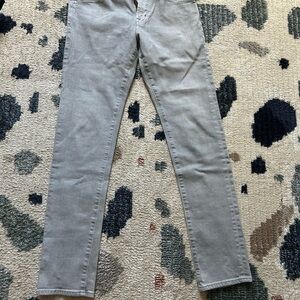 Ag Adriano Goldschmied Light Gray The Tellis Modern Slim 31R Jeans